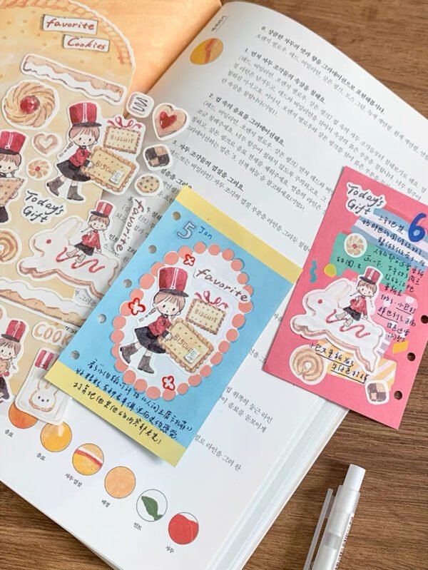 卓大王 阿卓日系文藝手繪貼紙：圖片 8