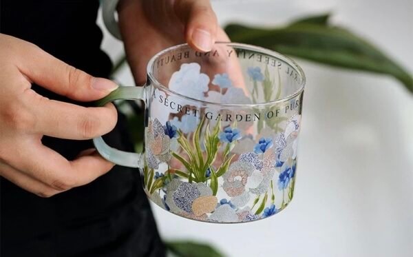 氣質鳶尾花玻璃杯：圖片 6