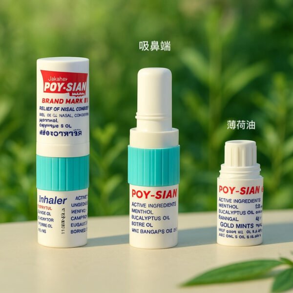🇹🇭泰國 Poy-Sian 八仙鼻通 薄荷棒 薄荷油（顏色隨機）：圖片 3
