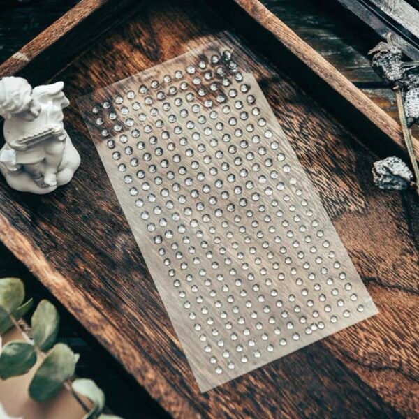 珐琅半圓陶瓷立體珍珠貼紙：圖片 3