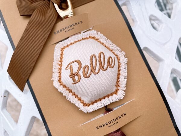 🇹🇭泰國 Embroiderer 設計師品牌 質感刺繡掛飾 /訂製商品/：圖片 4