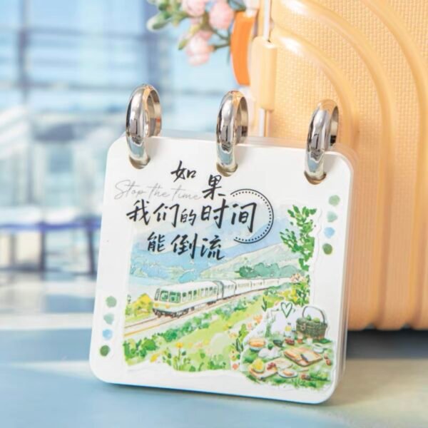旅行畫本 折頁模切和紙貼紙本：圖片 4