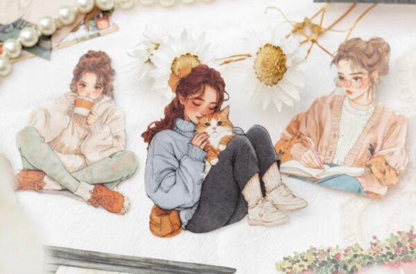 燦爛的日子 浪漫女孩貼紙包：圖片 6