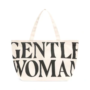 🇹🇭 泰國 GENTLE WOMAN 經典帆布托特包 - 米白