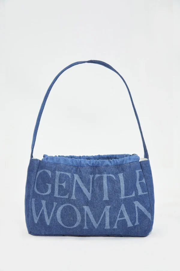 🇹🇭 泰國 GENTLE WOMAN 牛仔水餃包 - 首爾靛藍：圖片 3