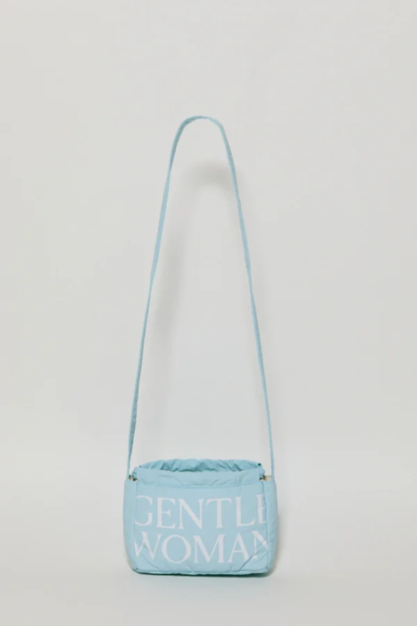 🇹🇭 泰國 GENTLE WOMAN 淑女斜背水餃包 - 藍蝴蝶：圖片 3