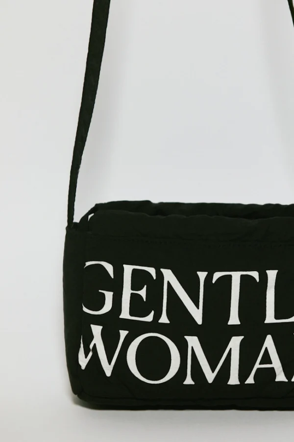 🇹🇭 泰國 GENTLE WOMAN 淑女斜背水餃包 - 黑松露：圖片 5