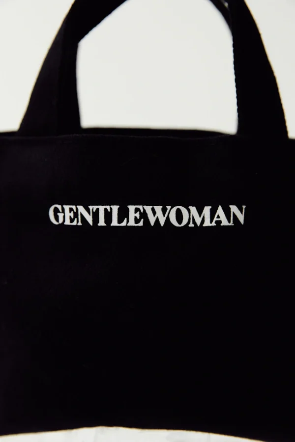 🇹🇭 泰國 GENTLE WOMAN 口袋迷你帆布包 - 經典黑：圖片 6