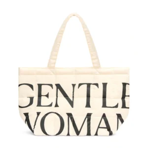 🇹🇭 泰國 GENTLE WOMAN 羽絨托特包 - 奶油白