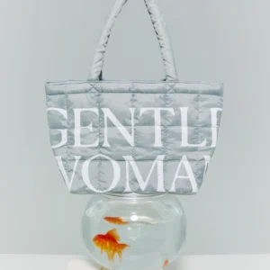🇹🇭 泰國 GENTLE WOMAN 羽絨托特包 - 冰河灰