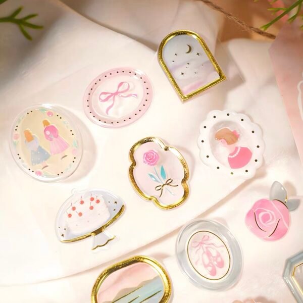 日系Sucré Brooch 水晶浮雕裝飾貼紙：圖片 4