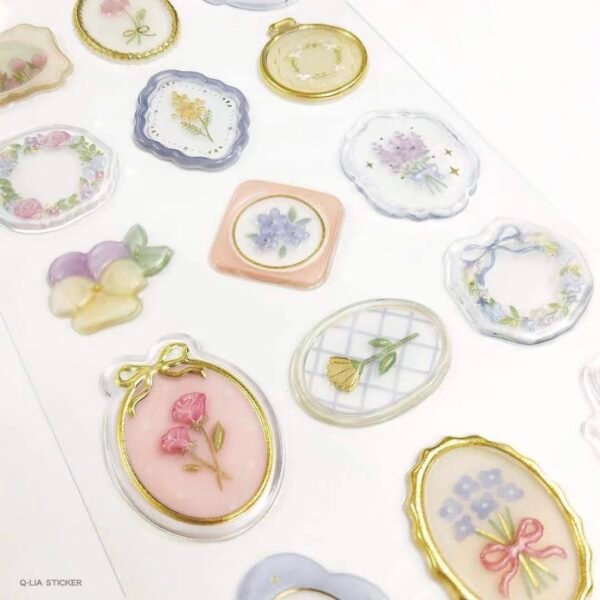 日系Sucré Brooch 水晶浮雕裝飾貼紙：圖片 6