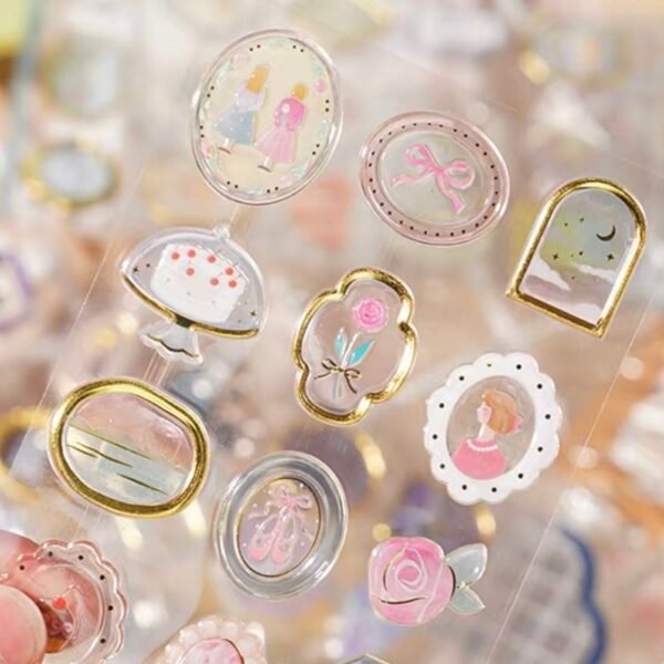 日系Sucré Brooch 水晶浮雕裝飾貼紙：圖片 7