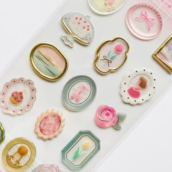 日系Sucré Brooch 水晶浮雕裝飾貼紙：圖片 9