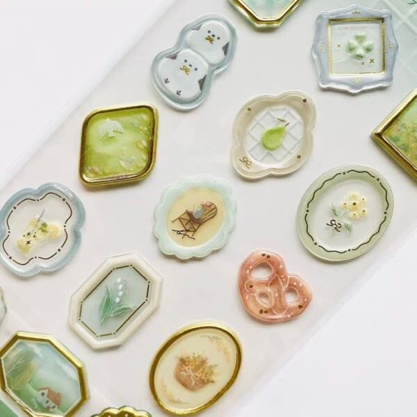 日系Sucré Brooch 水晶浮雕裝飾貼紙：圖片 10
