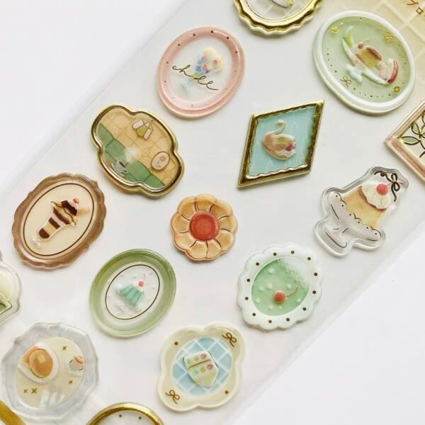 日系Sucré Brooch 水晶浮雕裝飾貼紙：圖片 12