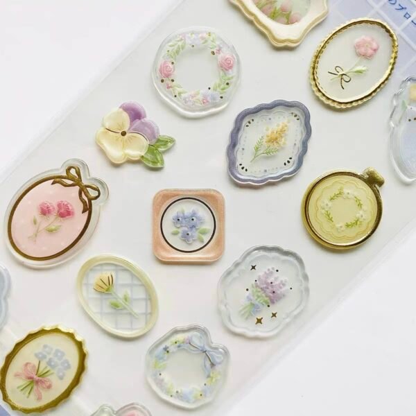 日系Sucré Brooch 水晶浮雕裝飾貼紙：圖片 14