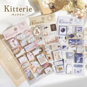 日系Kitterie 燙金郵票手帳貼紙
