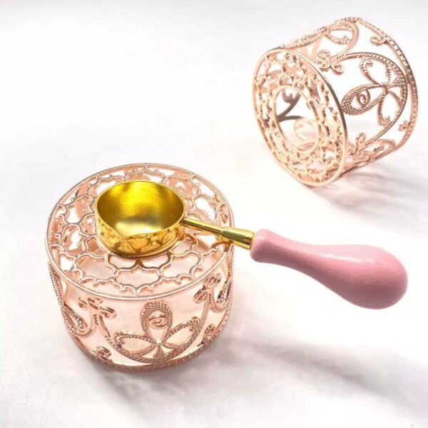 輕奢唯美鏤空 金屬火漆爐：圖片 7