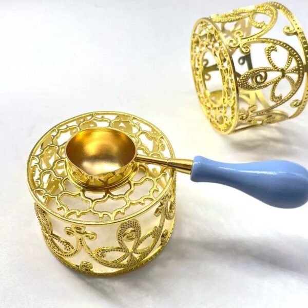 輕奢唯美鏤空 金屬火漆爐：圖片 8