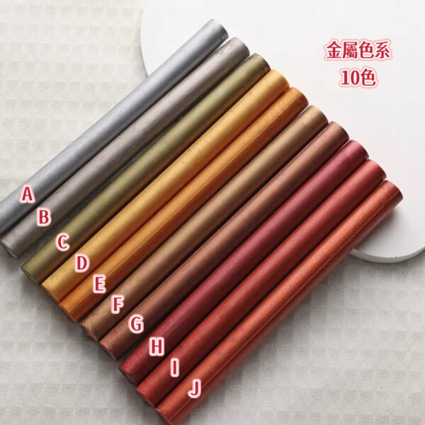 金屬色系 火漆蠟棒 10色  (一組2根)：圖片 5