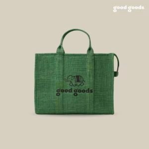 🇹🇭泰國 good goods 藍染編織包 綠色