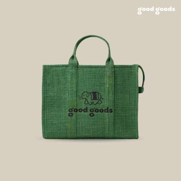 🇹🇭泰國 good goods 藍染編織包 綠色