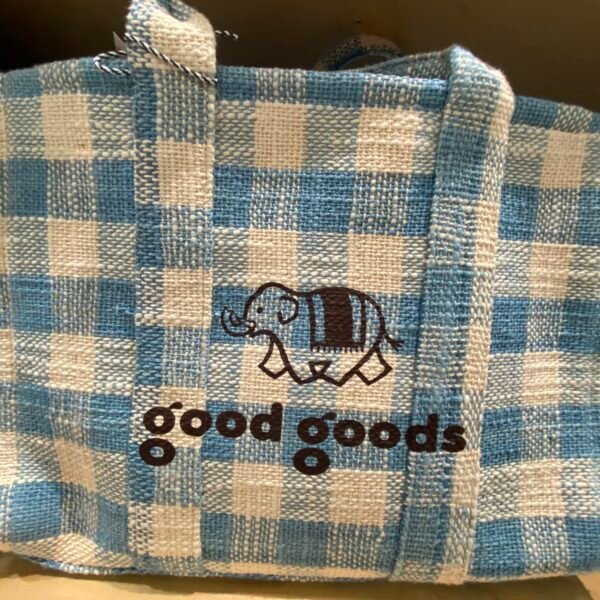🇹🇭泰國 good goods 藍染小香風編織包 水藍色：圖片 3